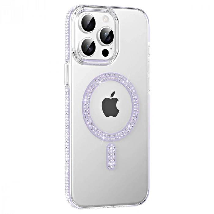 HERŞEYTREND Joko Apple İphone 14 Pro Max Move Taşlı Magsafe Kapak - Lila