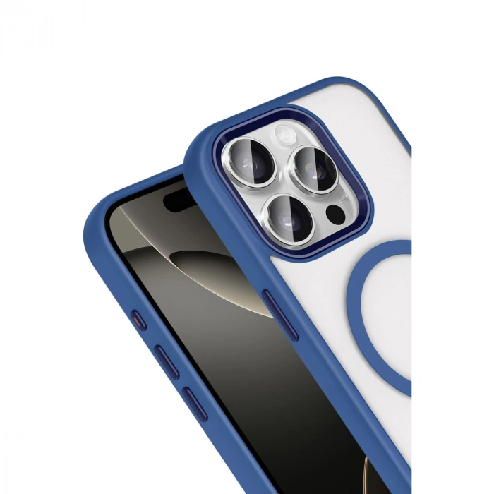 HERŞEYTREND Joko Apple İphone 15 Pro Max Terea Magsafe Kapak - Lacivert