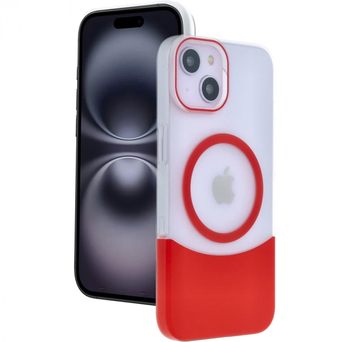 HERŞEYTREND Joko Apple İphone 15 Velar Magsafe Kapak - Kırmızı