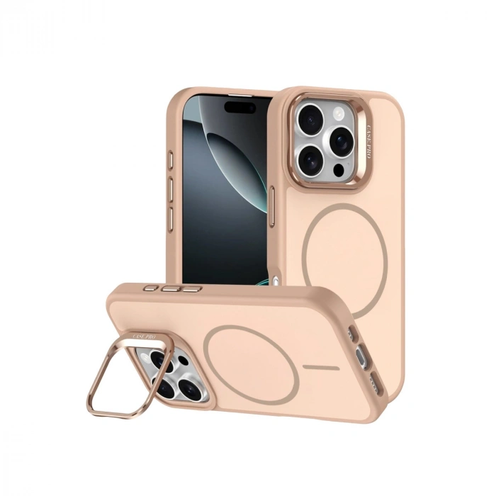 HERŞEYTREND Joko Apple İphone 16 Pro Max Flexa Magsafe Kapak - Gold