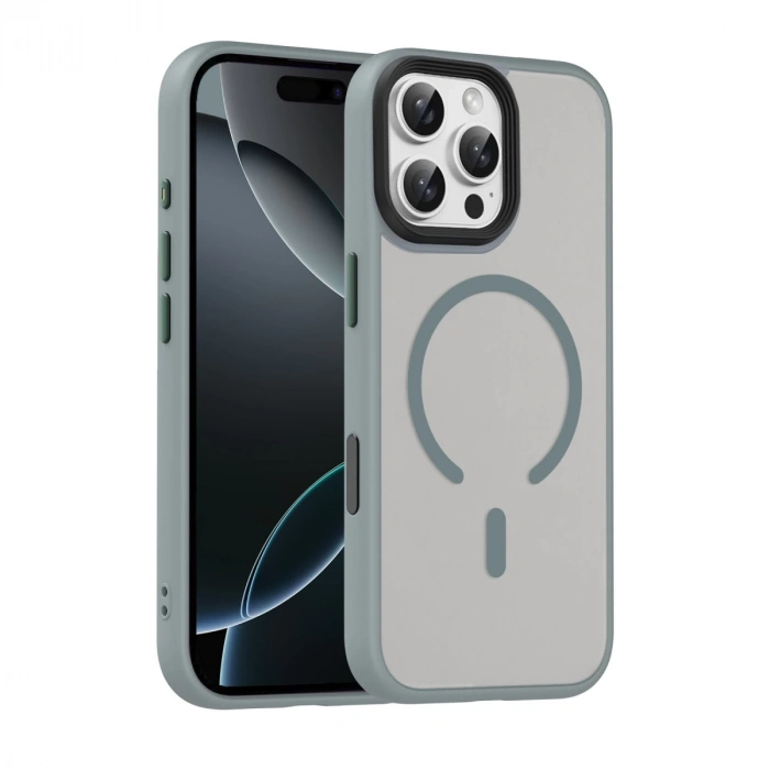 HERŞEYTREND Joko Apple İphone 16 Pro Max Megane Magsafe Kapak - Titan Gri