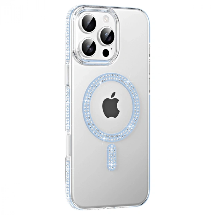 HERŞEYTREND Joko Apple İphone 16 Pro Max Move Taşlı Magsafe Kapak - Mavi