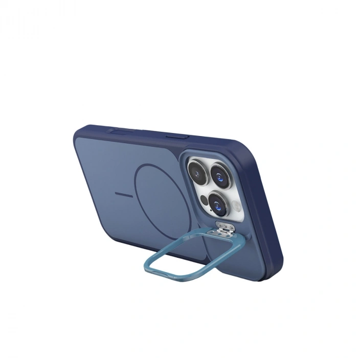 HERŞEYTREND Joko Apple İphone 16 Pro Max Pale Magsafe Standlı Kapak- Mavi