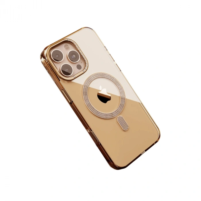 HERŞEYTREND Joko Apple İphone 16 Pro Max Tash Diamond Magsafe Kapak - Gold