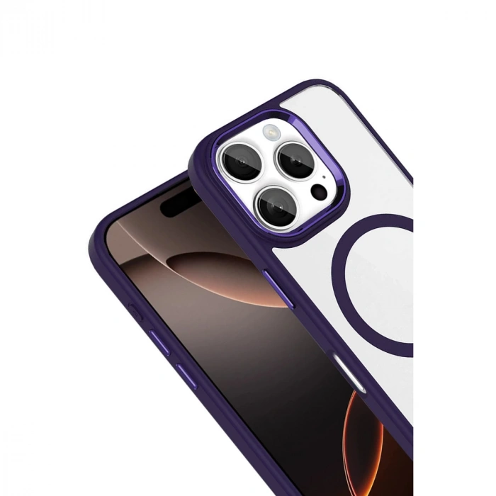 HERŞEYTREND Joko Apple İphone 16 Pro Max Terea Magsafe Kapak - Derin Mor