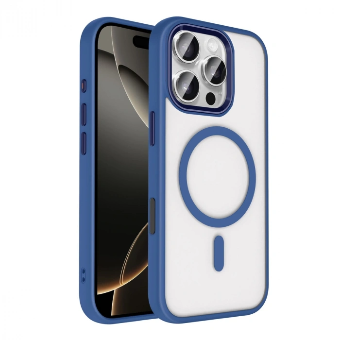 HERŞEYTREND Joko Apple İphone 16 Pro Max Terea Magsafe Kapak - Lacivert