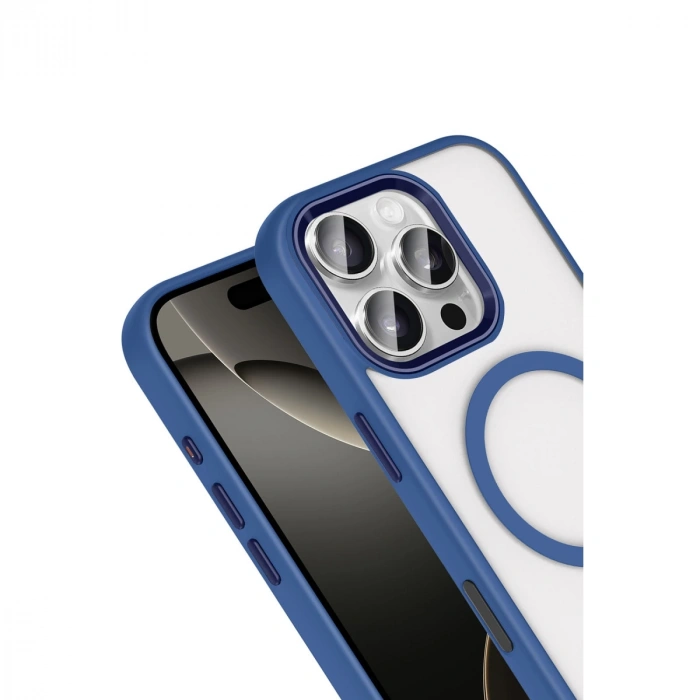 HERŞEYTREND Joko Apple İphone 16 Pro Max Terea Magsafe Kapak - Lacivert