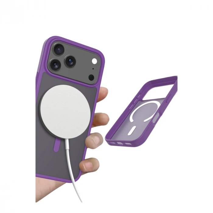 HERŞEYTREND Joko Apple İphone 17 Pro Jota Magsafe Kapak - Derin Mor