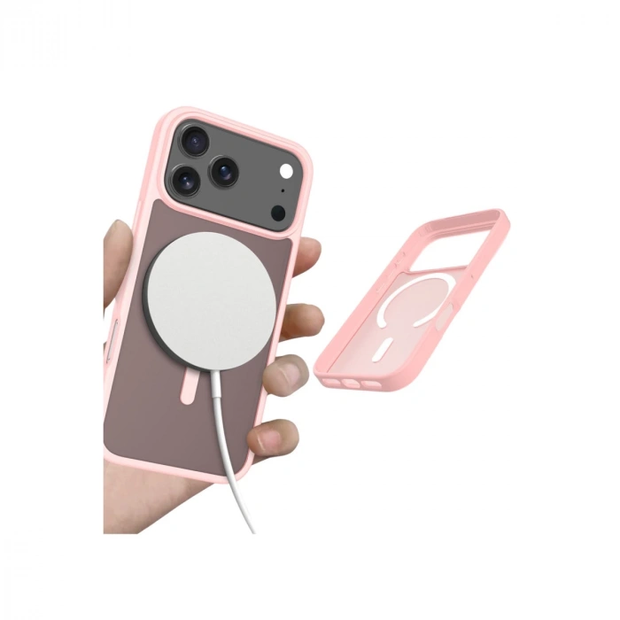 HERŞEYTREND Joko Apple İphone 17 Pro Max Jota Magsafe Kapak - Pudra