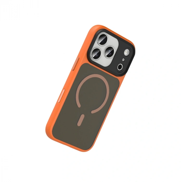 HERŞEYTREND Joko Apple İphone 17 Pro Megane Magsafe Kapak - Turuncu