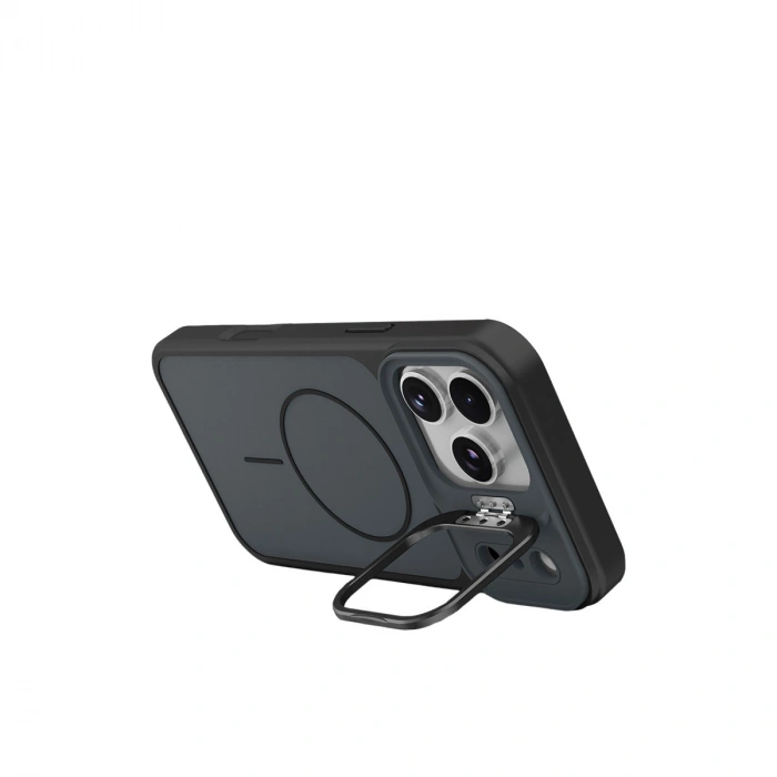 HERŞEYTREND Joko Apple İphone 17 Pro Pale Magsafe Standlı Kapak - Siyah
