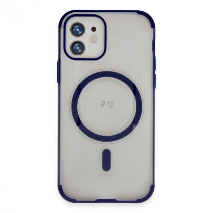 HERŞEYTREND Joko İphone 12 Hilton Magsafe Kapak - Lacivert