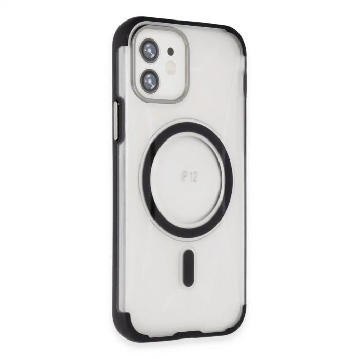 HERŞEYTREND Joko İphone 12 Hilton Magsafe Kapak - Siyah