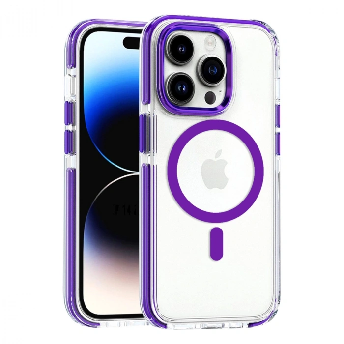 HERŞEYTREND Joko İphone 15 Pro Max Bella Magsafe Kapak - Derin Mor