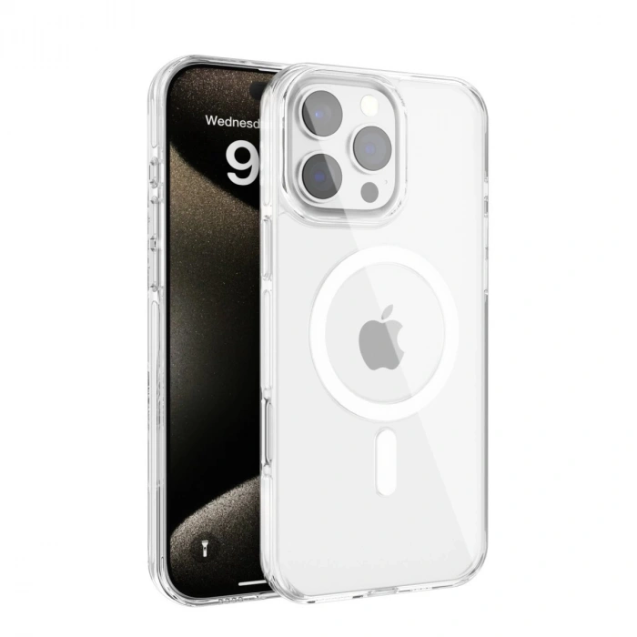 HERŞEYTREND Joko İphone 16 Pro Gleam Pc Sert Magsafe Kılıf - Şeffaf