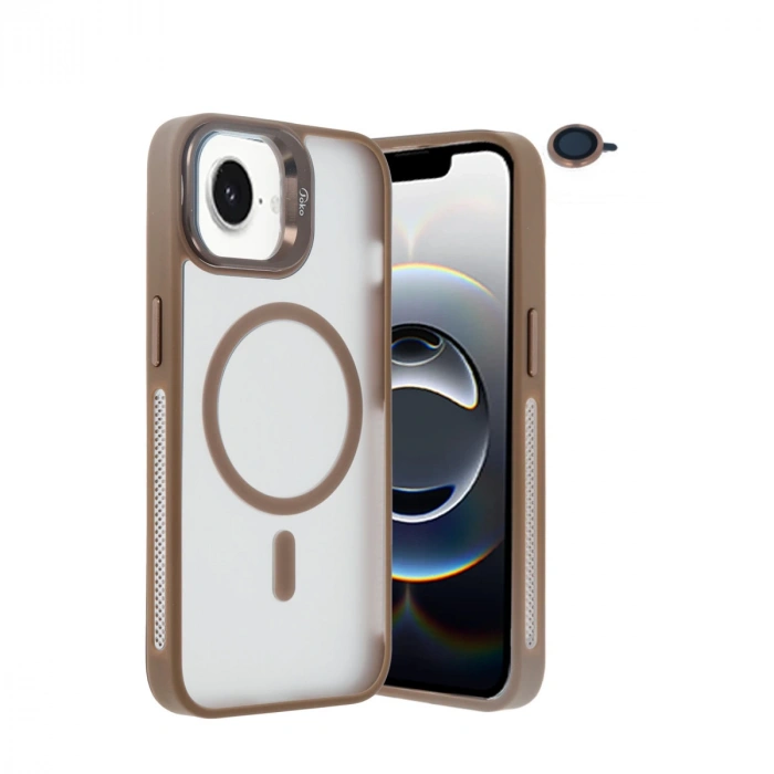 HERŞEYTREND Joko İphone 16e Flet Lens Magsafe Kapak - Gold