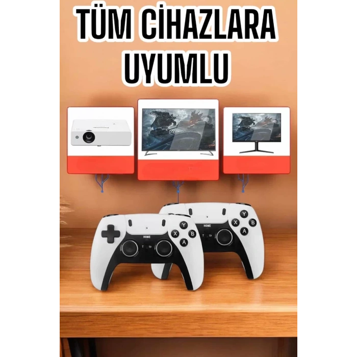 HERŞEYTREND Joystick Çift Kollu Oyun Kolu Retro Oyun Yüksek Çözünürlüklü 3D Game