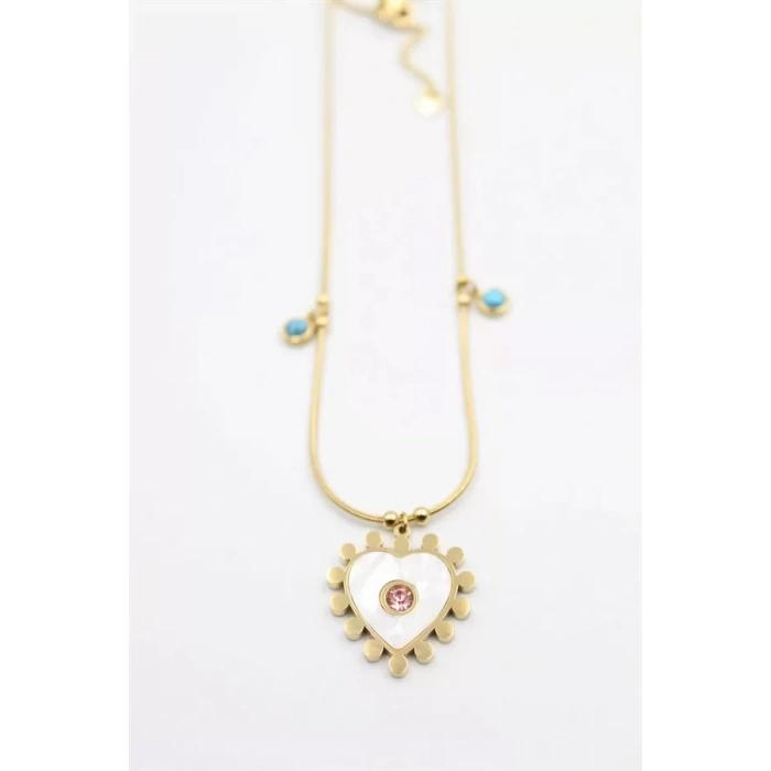 HERŞEYTREND Kalp Kolye - Altın