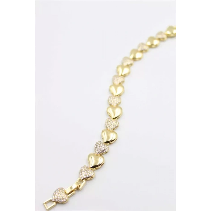 HERŞEYTREND Kalp Xuping Bileklik - Altın