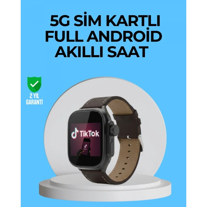 HERŞEYTREND Kamera Özellikli Akıllı Saat Play Store Destekli