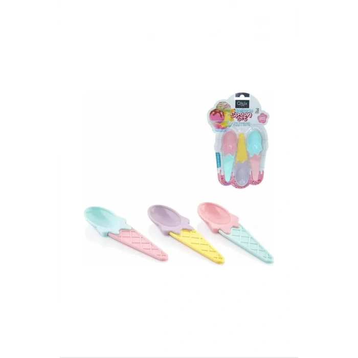 HERŞEYTREND Karnaval Dondurma Kaşığı 3 Adet ROYALEKS-L716