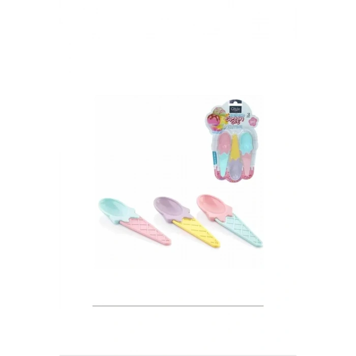 HERŞEYTREND Karnaval Dondurma Kaşığı 3 Adet Royaleks-L716