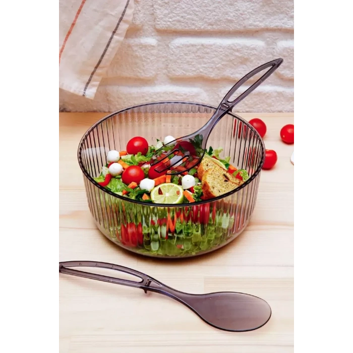 HERŞEYTREND Kaşıklı Salata Kasesi Royaleks-82936