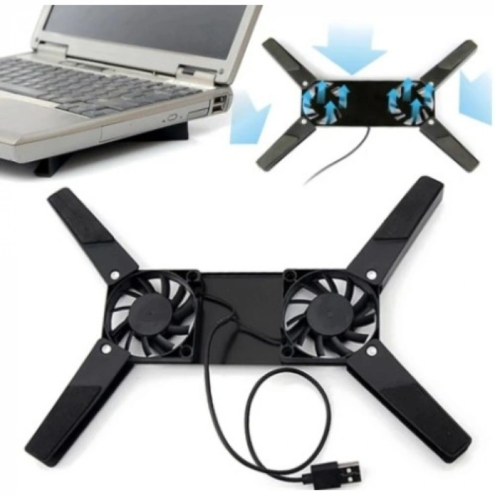 HERŞEYTREND Katlanabilir Laptop Soğutucu 2 fanlı