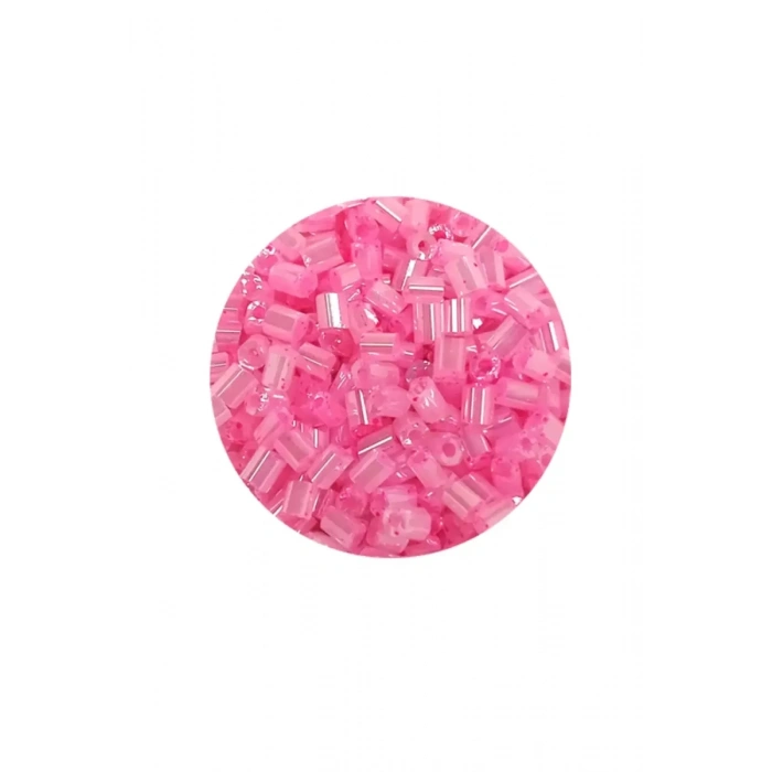 HERŞEYTREND Kesme Cam Boncuk 2mm - 20 Gram - Pembe -BNC323