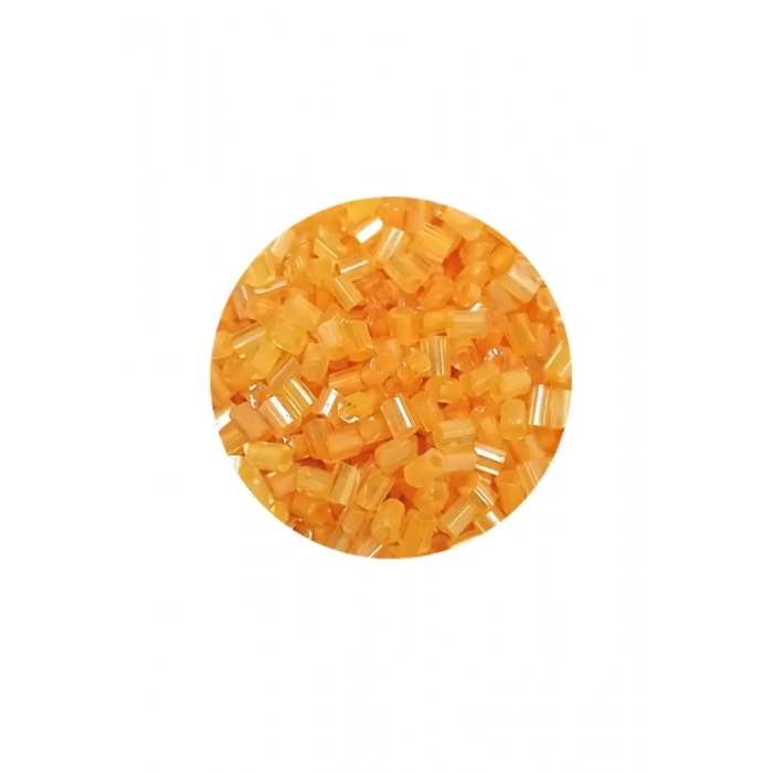 HERŞEYTREND Kesme Cam Boncuk 2mm - 20 Gram - Şeffaf Açık Sarı -BNC335