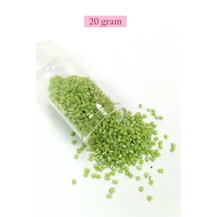 HERŞEYTREND Kesme Cam Boncuk 2mm - 4 Renk - Toplam 80 Gram - BNC440