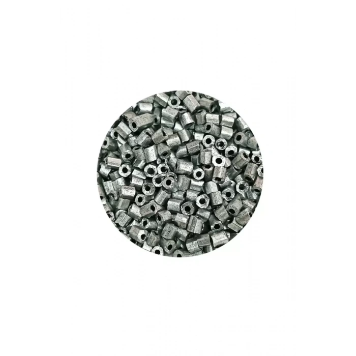 HERŞEYTREND Kesme Cam Boncuk 2mm - 60 Gram - Mat Gümüş - BNC381