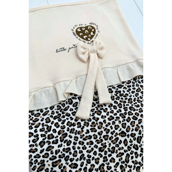 HERŞEYTREND Leopar Desenli 8li Set Yeni Doğan