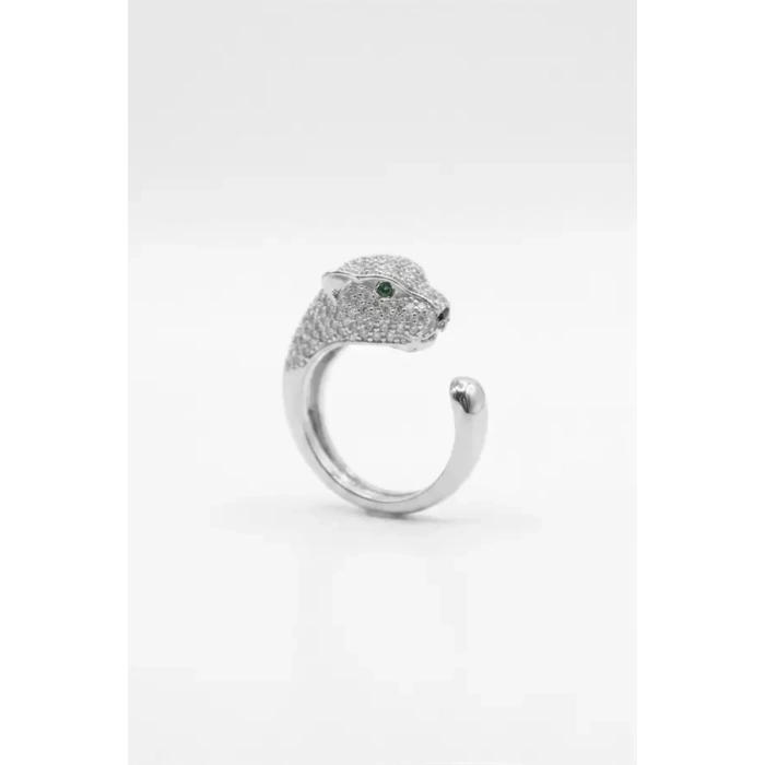 HERŞEYTREND Leopar Yüzük - Gümüş