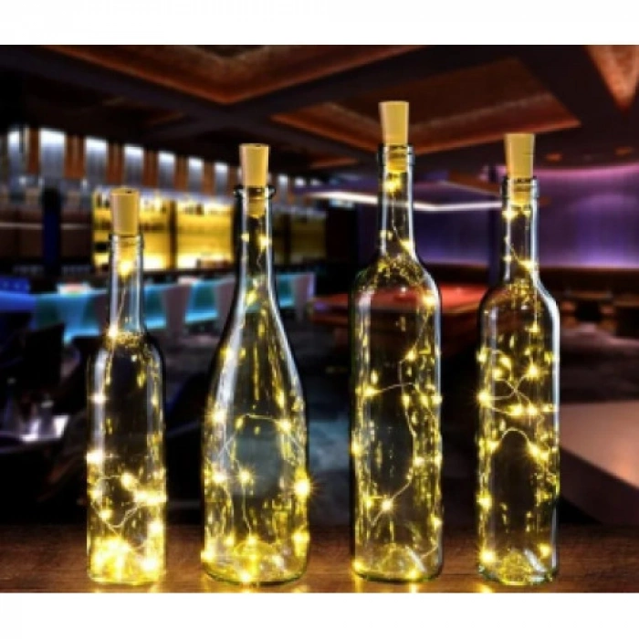 HERŞEYTREND Mantar Tıpa Peri Led 50li Paket