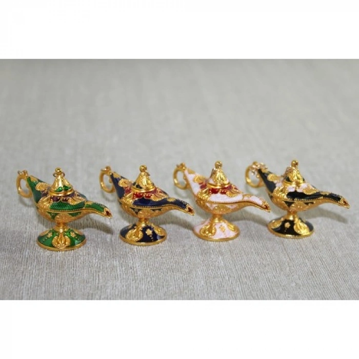 HERŞEYTREND Mineli Metal Alaaddin Lambası Model 7