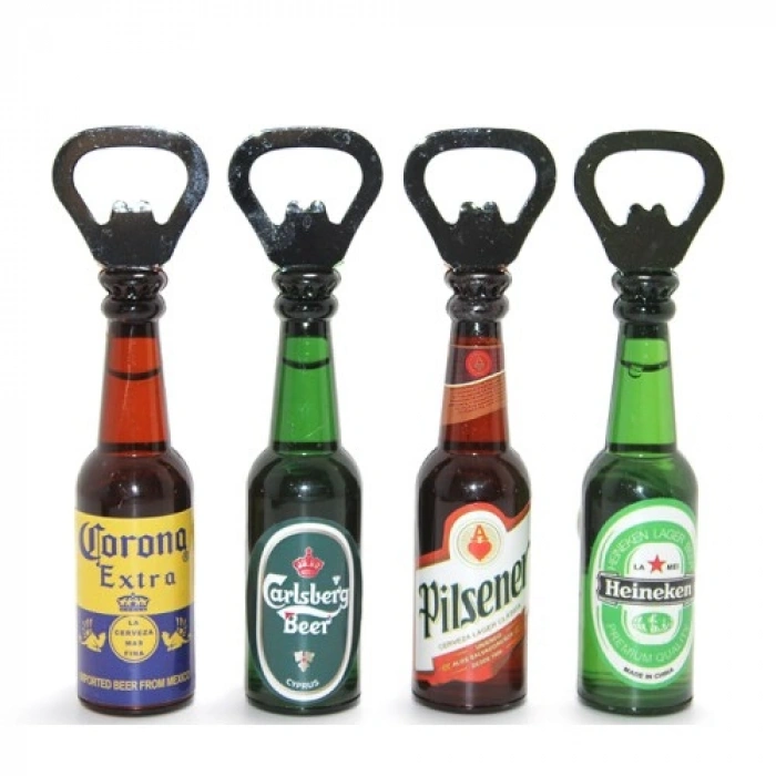 HERŞEYTREND Mini İçecek Şişesi Tasarımlı Magnetli Şişe Açacağı - Model 1