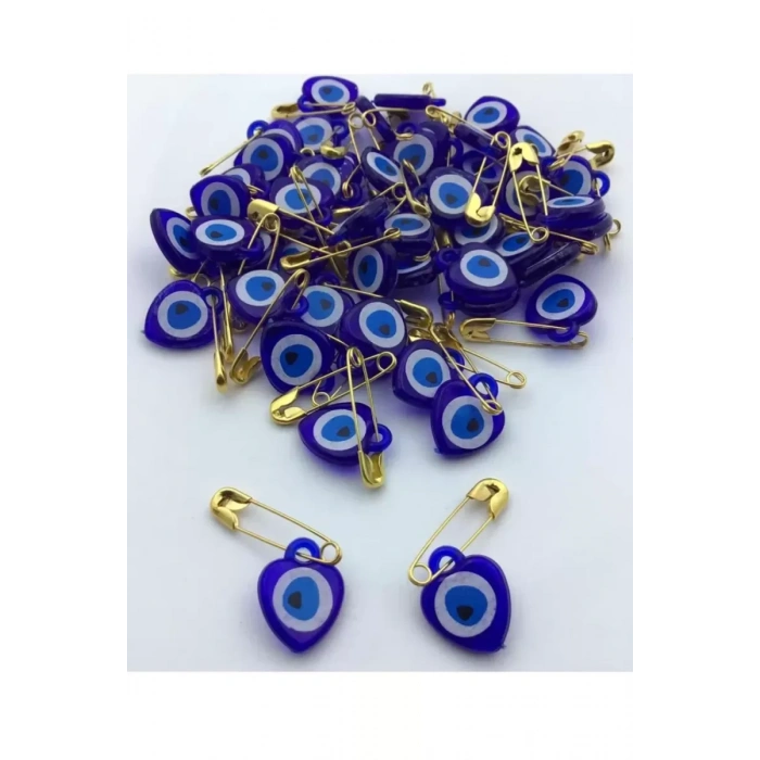 HERŞEYTREND Nazar Boncuklu Çengelli Iğne 25 adet