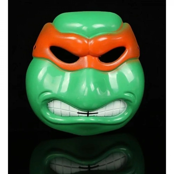 HERŞEYTREND Ninja Kaplumbağalar Maskesi Michelangelo Maskesi