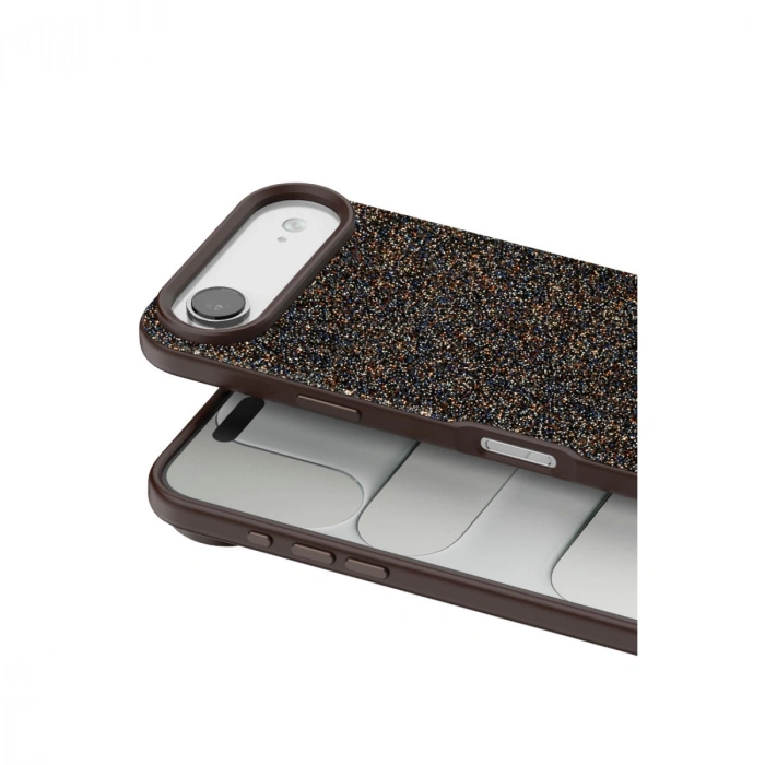 HERŞEYTREND Onegif Apple İphone 17 Air Bright Simli Kapak - Gold