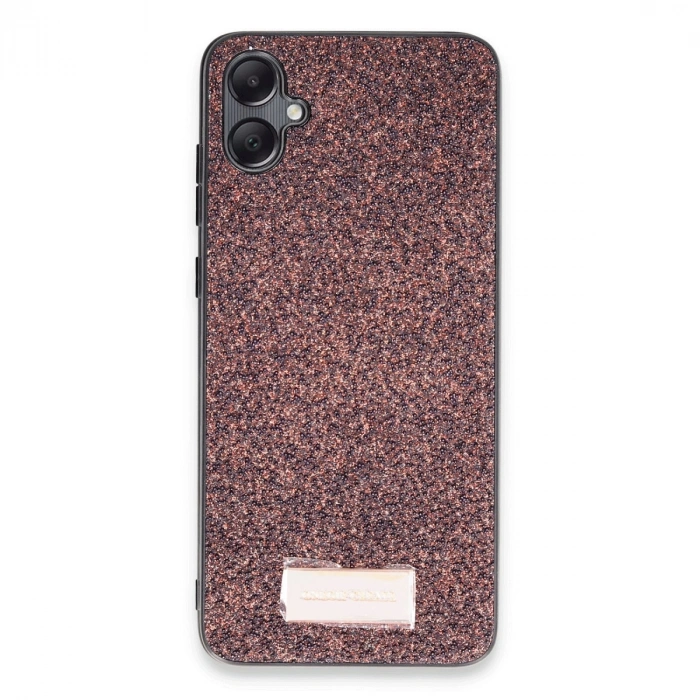 HERŞEYTREND Onegif Samsung Galaxy A05 Bright Simli Kapak - Derin Mor