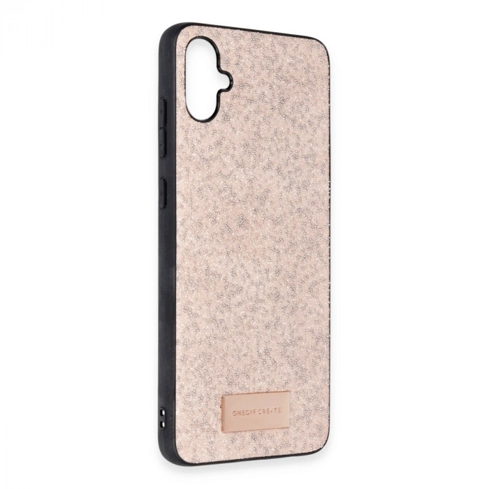 HERŞEYTREND Onegif Samsung Galaxy A05 Bright Simli Kapak - Pembe