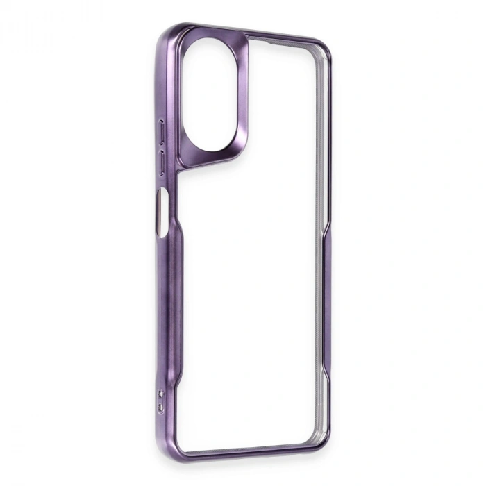HERŞEYTREND Oppo A38 Kılıf Boyi Silikon Kapak - Derin Mor
