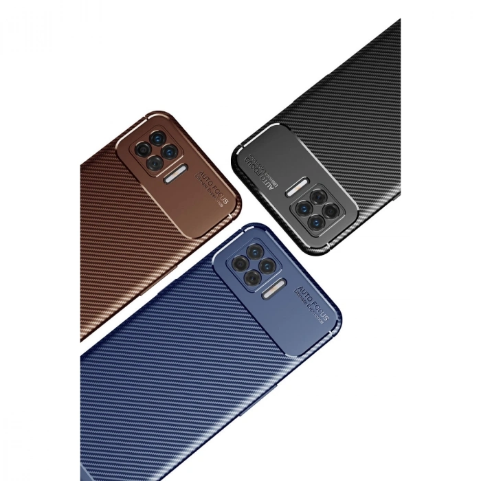 HERŞEYTREND Oppo A73 Kılıf Auto Focus Karbon Kapak - Siyah