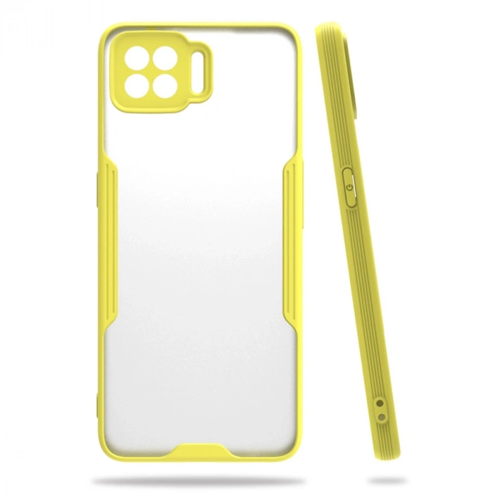 HERŞEYTREND Oppo A73 Kılıf Platin Silikon - Sarı