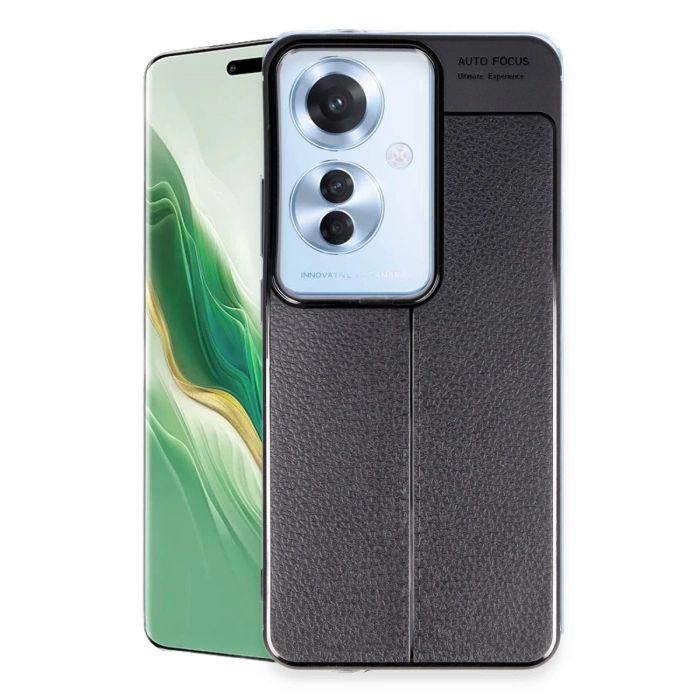 HERŞEYTREND Oppo Reno 11f Kılıf Auto Focus Kapak - Siyah