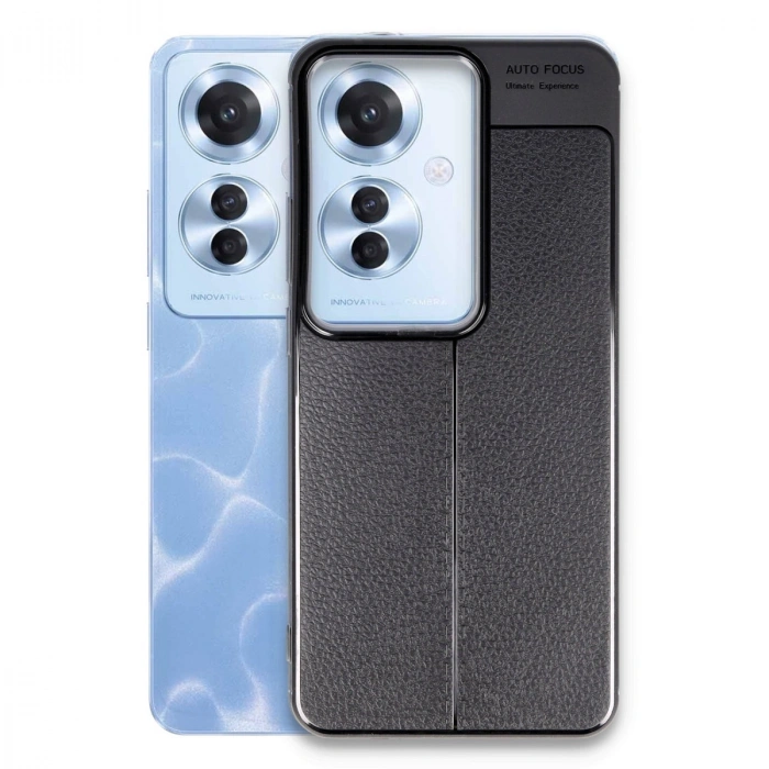 HERŞEYTREND Oppo Reno 11f Kılıf Auto Focus Kapak - Siyah