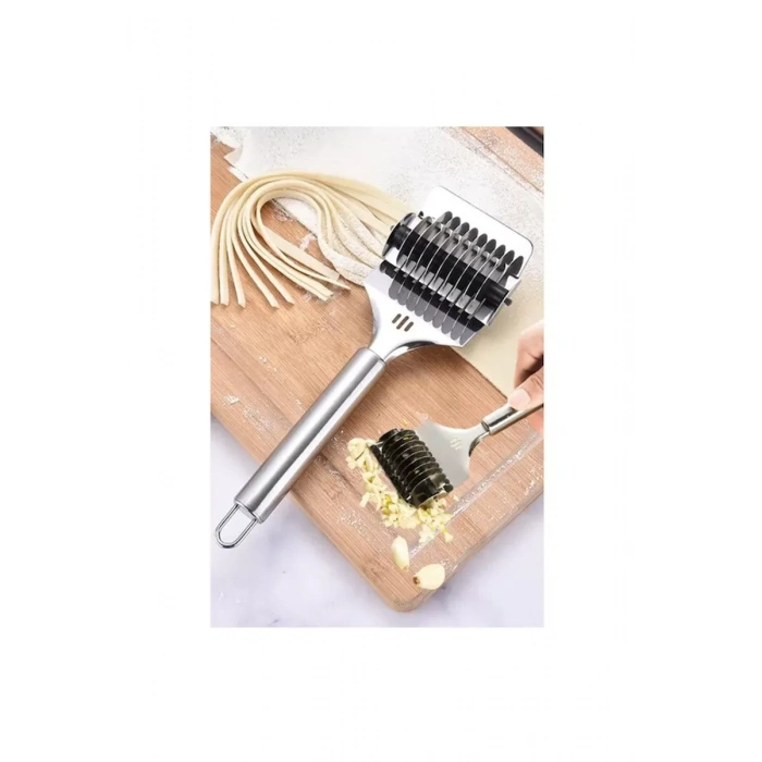 HERŞEYTREND Paslanmaz Çelik Hamur Kesme Aparatı Metal Saplı