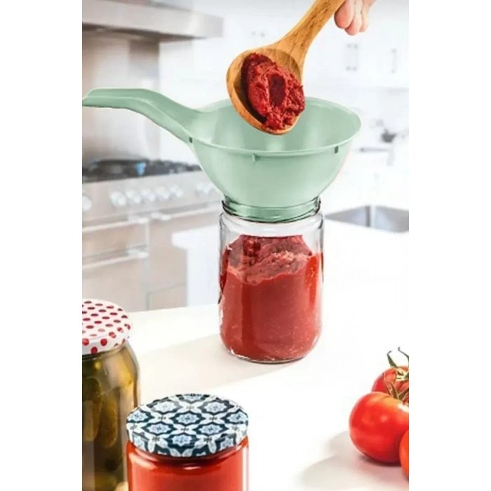 HERŞEYTREND Plastik Konserve Kavanoz Hunisi