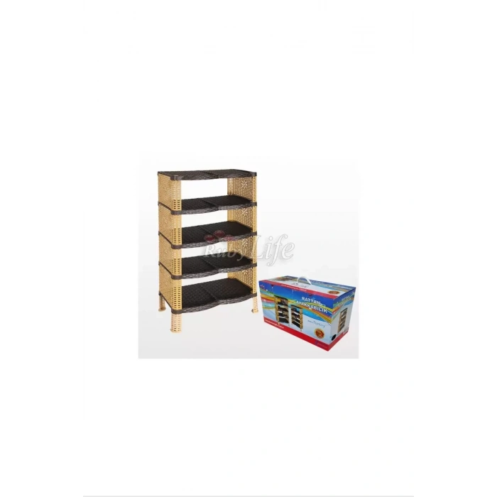 HERŞEYTREND Rattan Ayakkabılık Royaleks-KP177